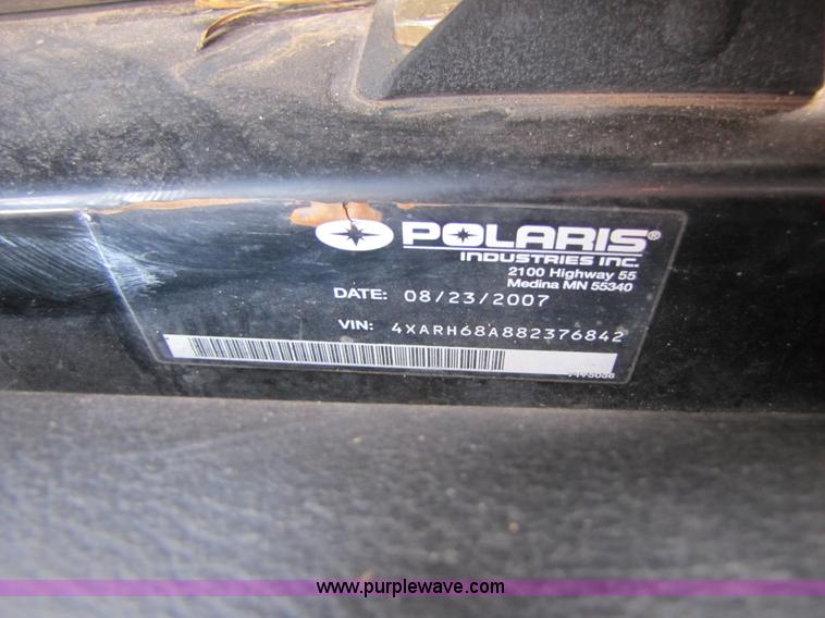 image for item 3549 2008 Polaris Ranger XP utility vehicle