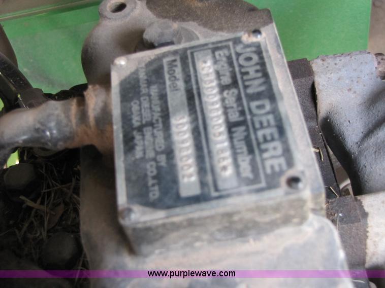 image for item 3550 2002 John Deere 1420 front deck mower