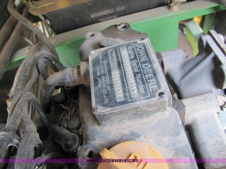 image for item 3550 2002 John Deere 1420 front deck mower