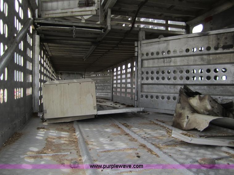 image for item 6423 1995 Barrett 50' straight deck hog trailer