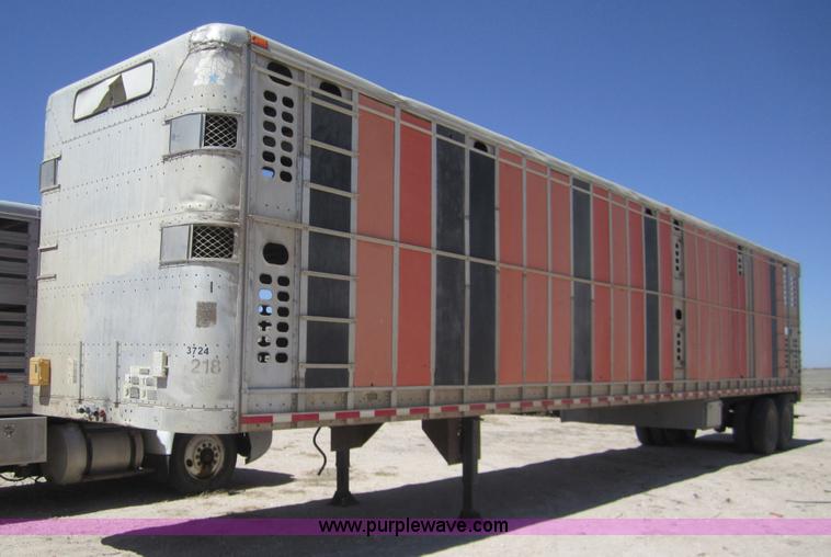 image for item 6473 1995 Wilson 53' straight deck hog trailer