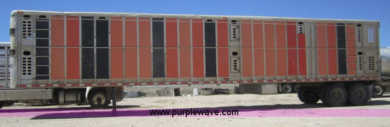 image for item 6473 1995 Wilson 53' straight deck hog trailer