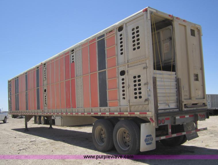 image for item 6473 1995 Wilson 53' straight deck hog trailer