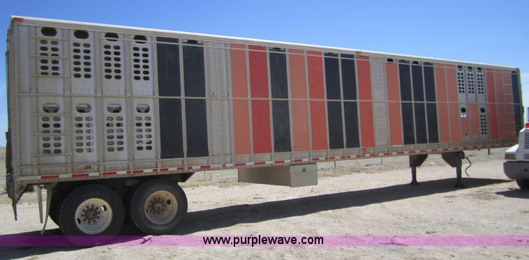 image for item 6473 1995 Wilson 53' straight deck hog trailer