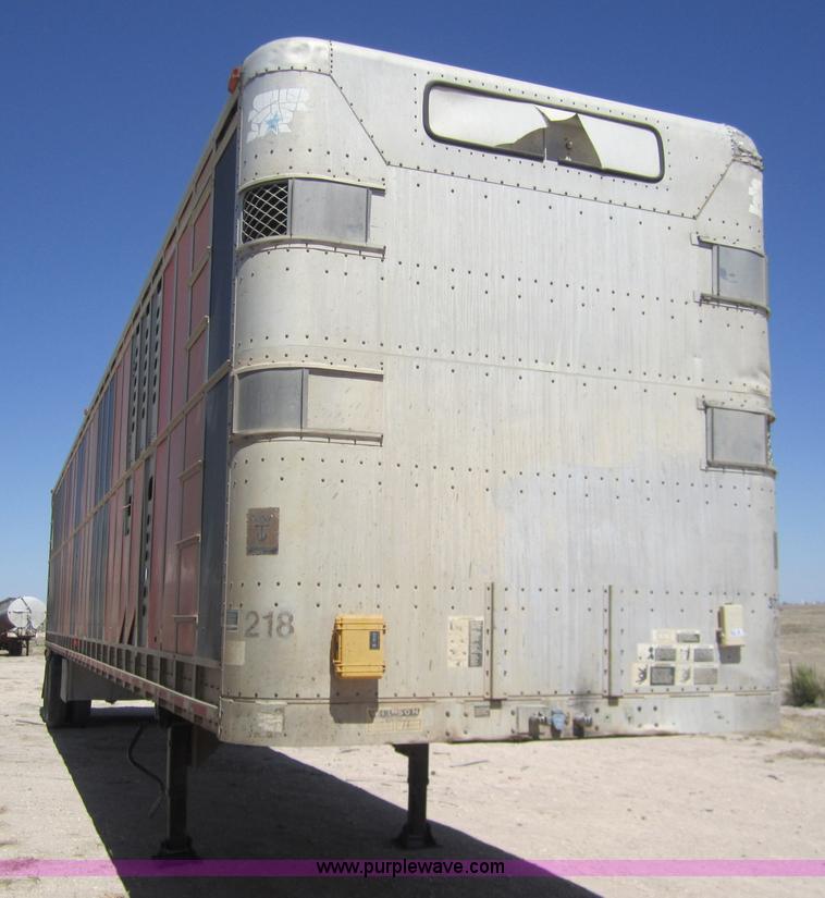 image for item 6473 1995 Wilson 53' straight deck hog trailer