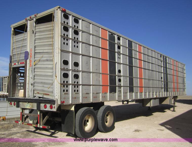 image for item 6477 1996 Merritt 53' straight deck hog trailer