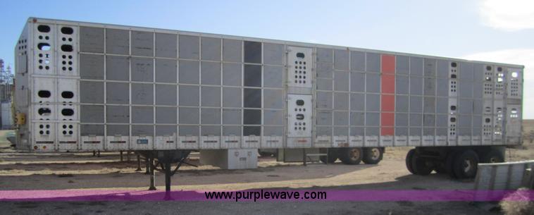 image for item 6477 1996 Merritt 53' straight deck hog trailer