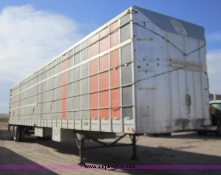 image for item 6478 1997 Merritt 53' straight deck hog trailer