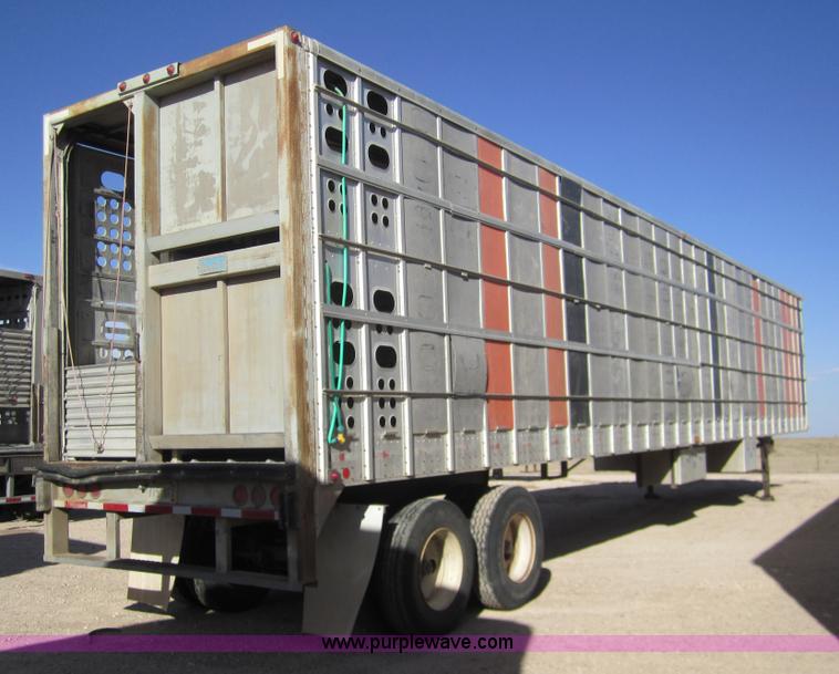 image for item 6478 1997 Merritt 53' straight deck hog trailer