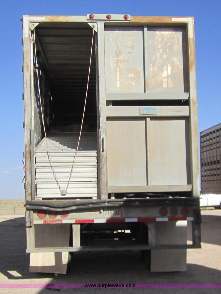 image for item 6478 1997 Merritt 53' straight deck hog trailer