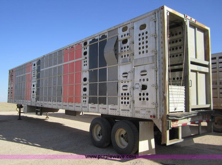 image for item 6478 1997 Merritt 53' straight deck hog trailer