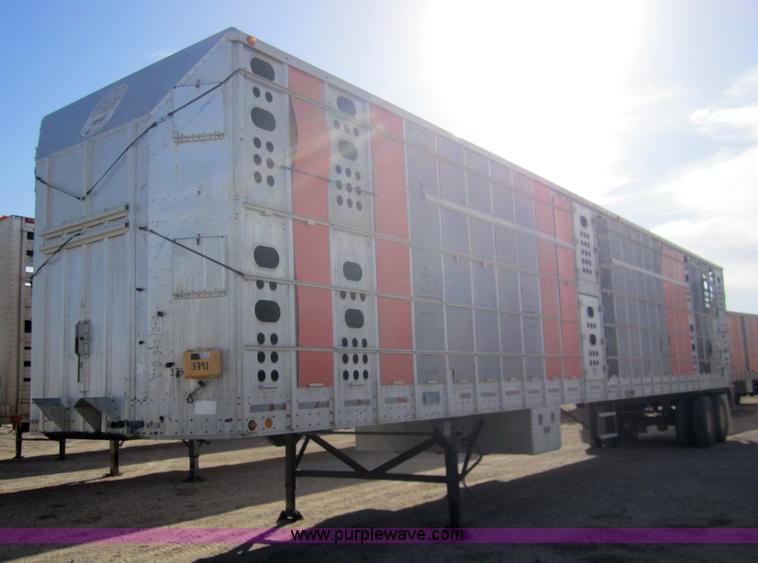 image for item 6478 1997 Merritt 53' straight deck hog trailer