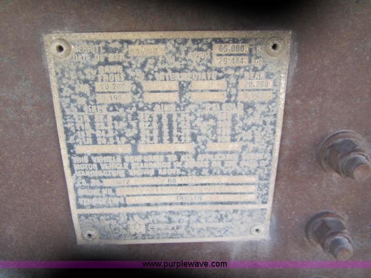 image for item 6478 1997 Merritt 53' straight deck hog trailer