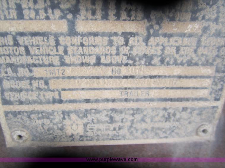 image for item 6478 1997 Merritt 53' straight deck hog trailer