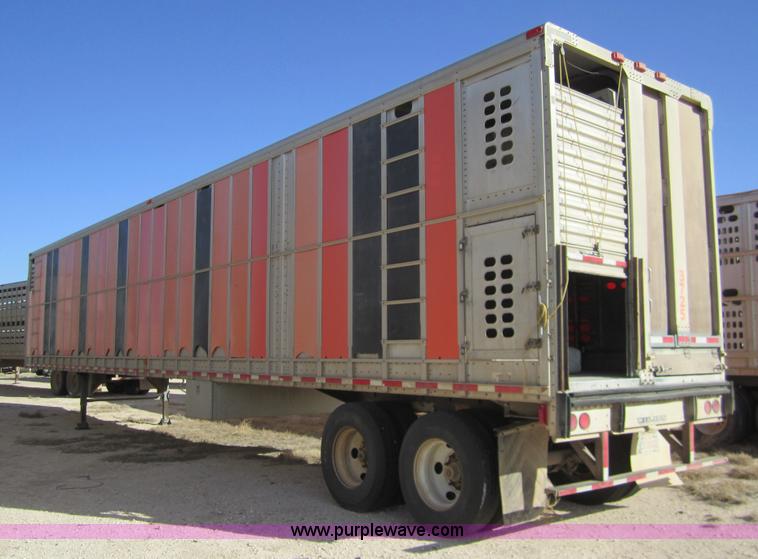 image for item 6479 1995 Wilson 53' straight deck hog trailer