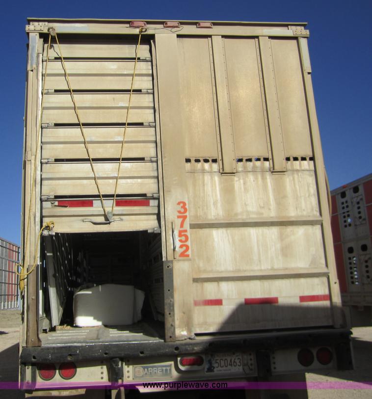 image for item 6480 1995 Barrett 53' straight deck hog trailer