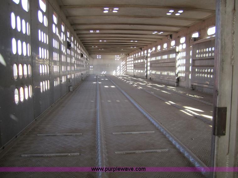 image for item 6481 1995 Barrett 53' straight deck hog trailer