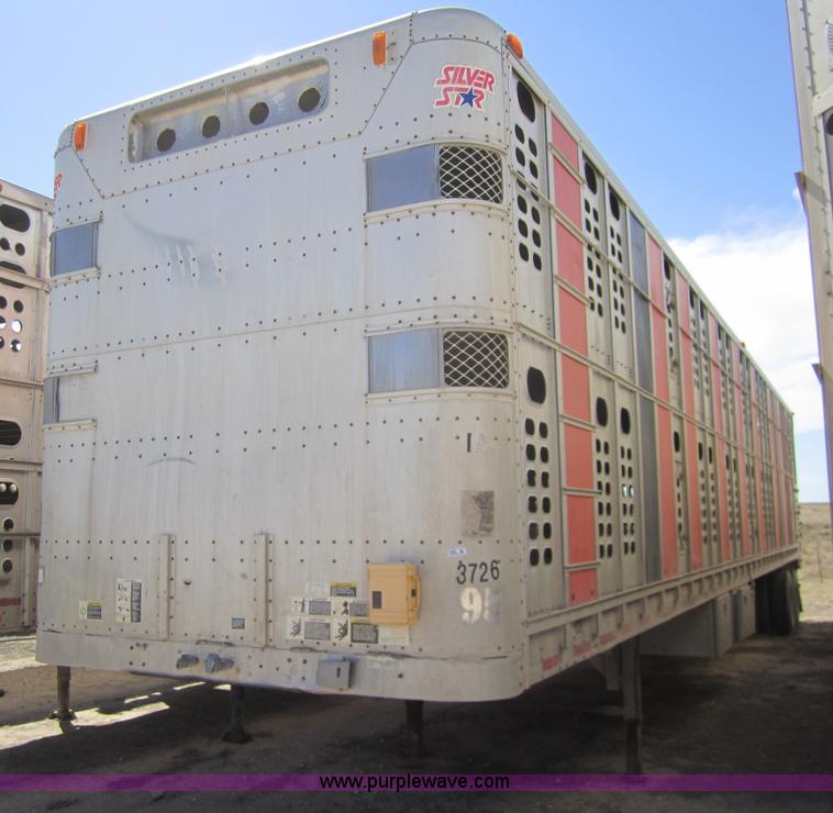 image for item 6482 1996 Wilson 53' straight deck hog trailer