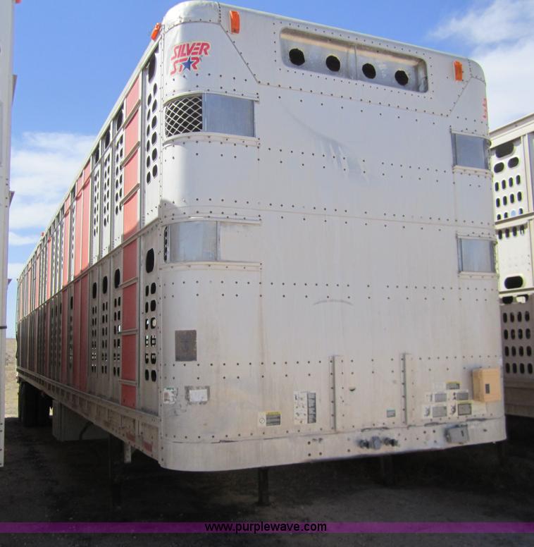 image for item 6482 1996 Wilson 53' straight deck hog trailer