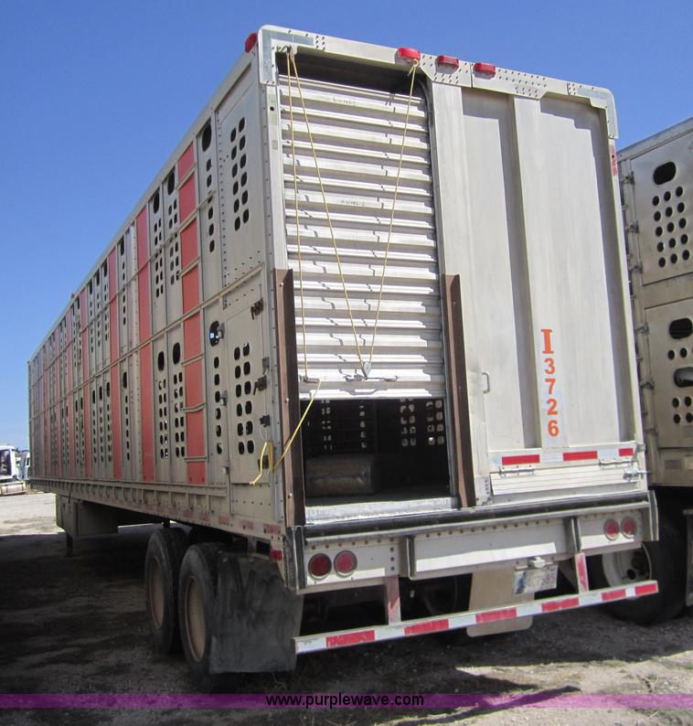 image for item 6482 1996 Wilson 53' straight deck hog trailer
