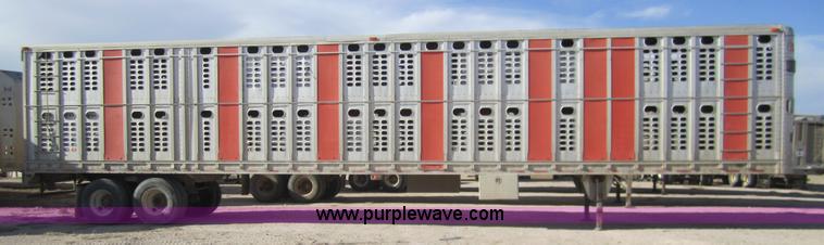 image for item 6482 1996 Wilson 53' straight deck hog trailer