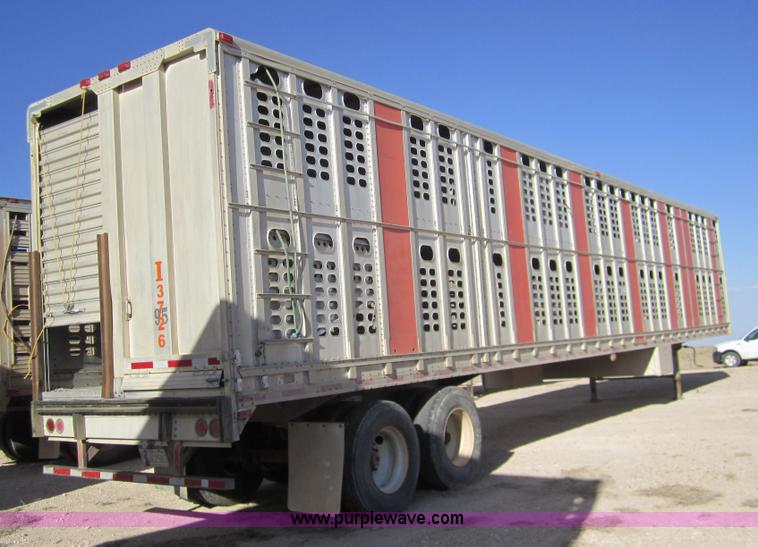 image for item 6482 1996 Wilson 53' straight deck hog trailer
