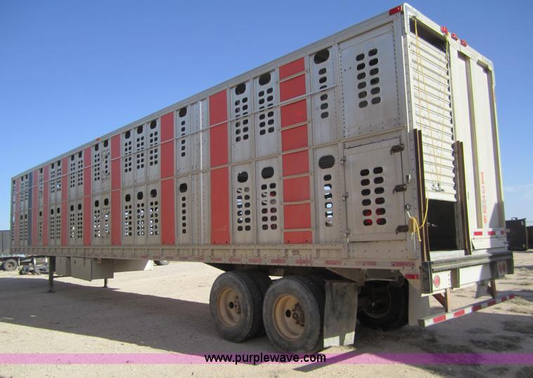 image for item 6482 1996 Wilson 53' straight deck hog trailer