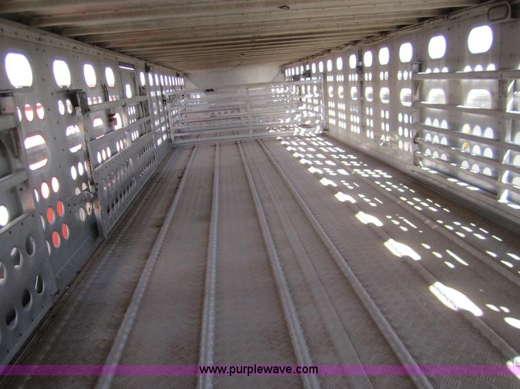 image for item 6483 1997 Merritt 53' straight deck hog trailer