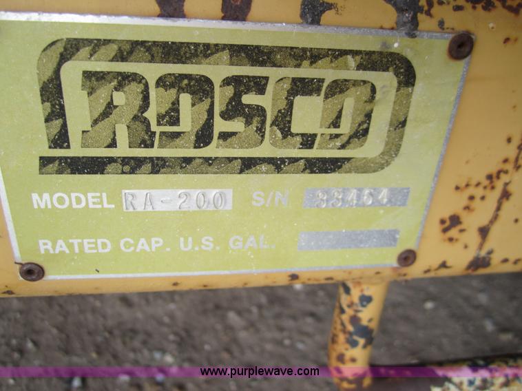 image for item 2966 Rosco RA-200 pothole machine