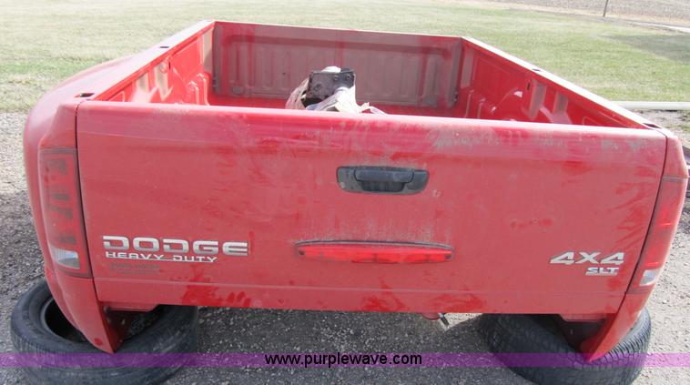 image for item 4097 2004 Dodge Ram one ton pickup truck bed with bumper