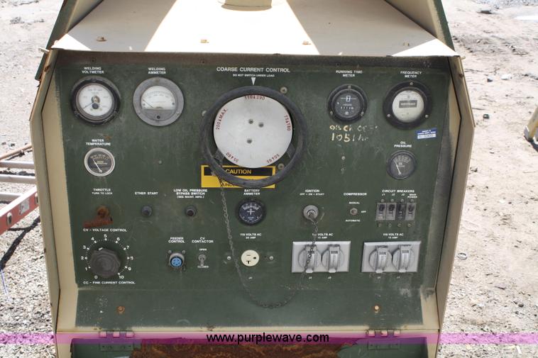 image for item 4703 1991 Hobart generator/welder/air compressor