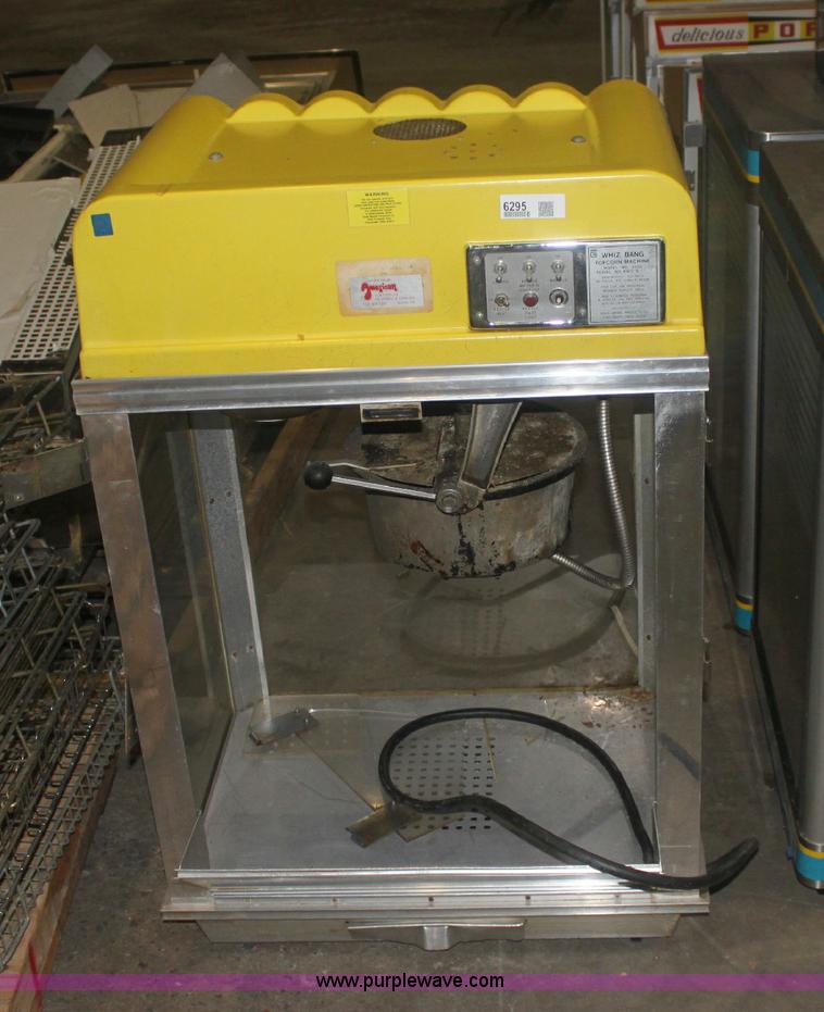image for item 6295 Whiz Bang popcorn machine