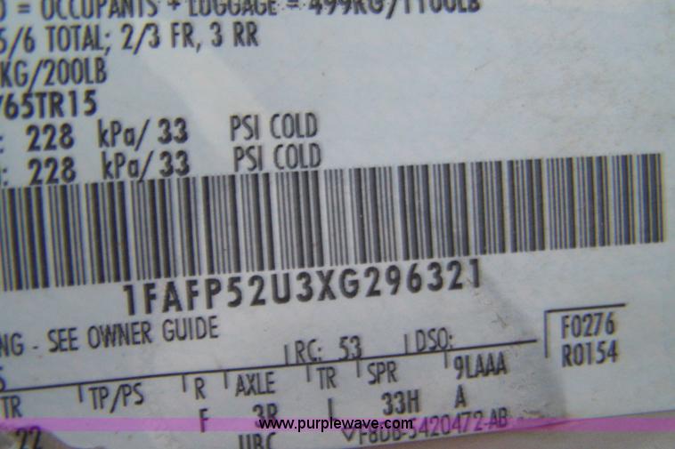 image for item 7346 1999 Ford Taurus LX