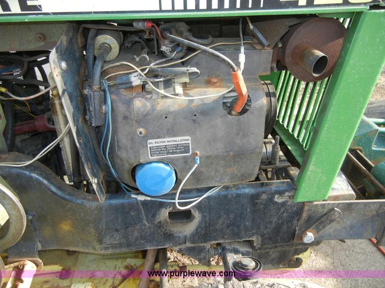image for item 8723 John Deere 420 lawn mower with bagger