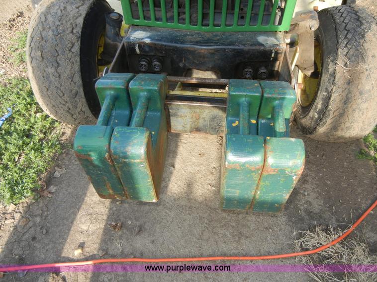 image for item 8723 John Deere 420 lawn mower with bagger