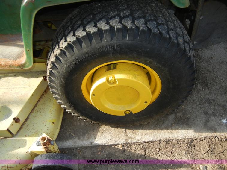 image for item 8723 John Deere 420 lawn mower with bagger