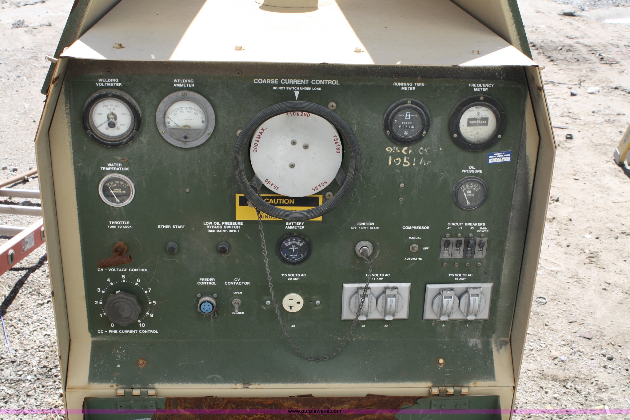 1991 Hobart generator/welder/air compressor in Atchison, KS Item 4703