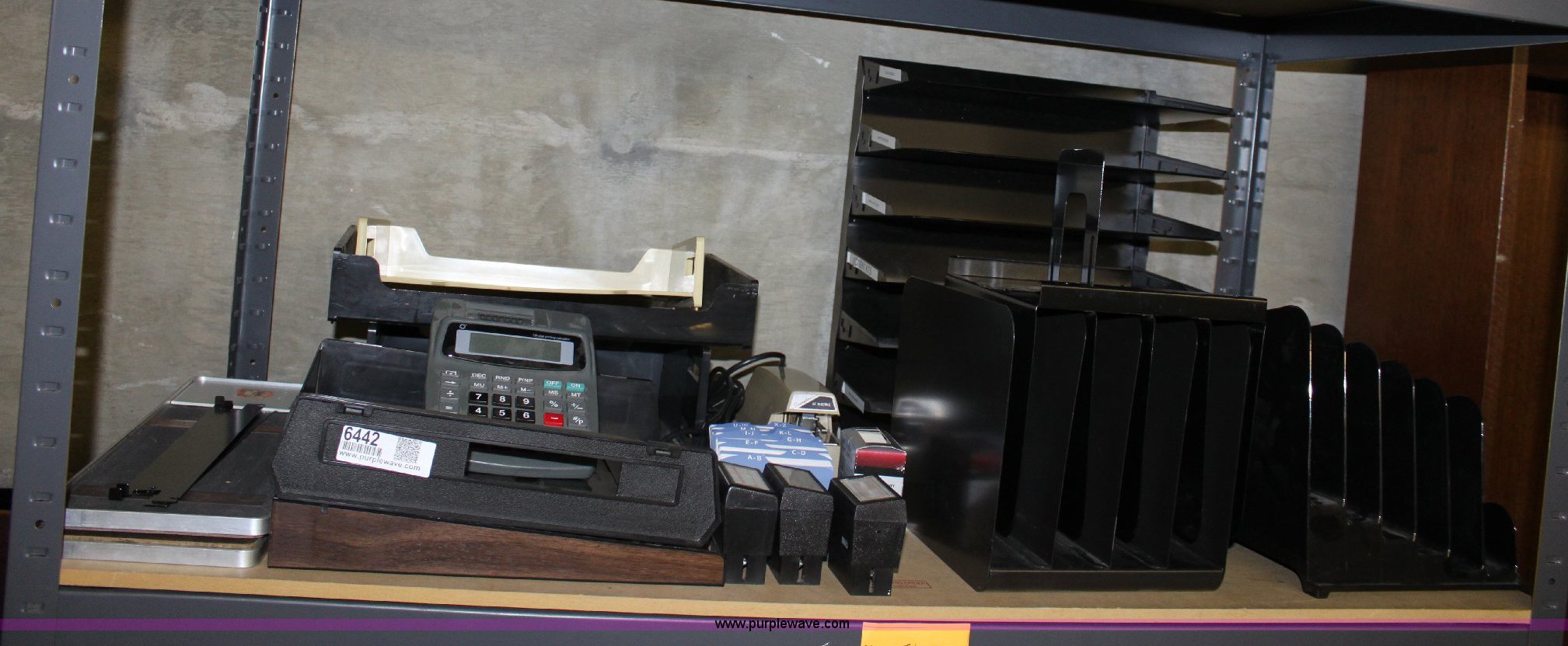 Assorted office supplies in Wichita, KS Item 6442 sold Purple Wave