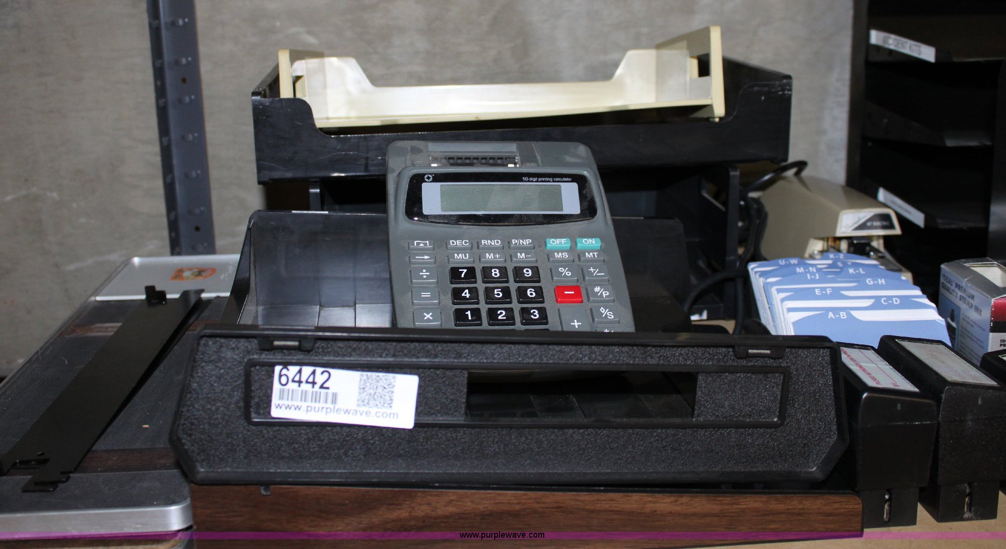 Assorted office supplies in Wichita, KS Item 6442 sold Purple Wave