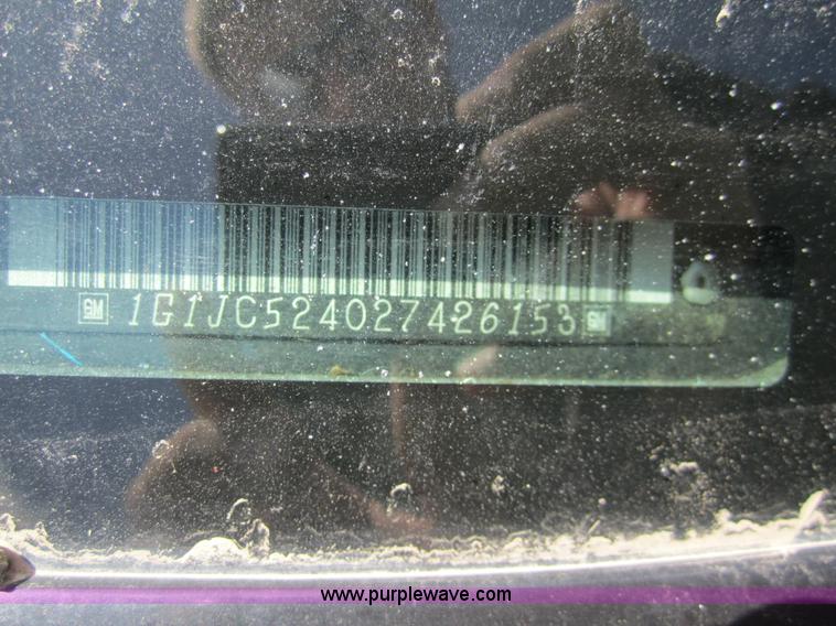 image for item 3086 2002 Chevrolet Cavalier