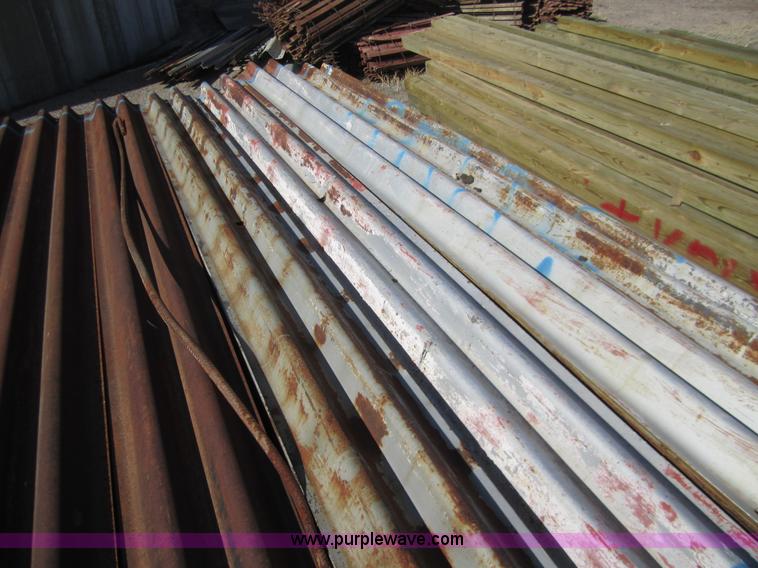 image for item 3108 Approximately 200 pieces of 13' guard rail
