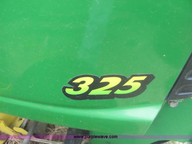 image for item 6169 2001 John Deere 325 lawn mower