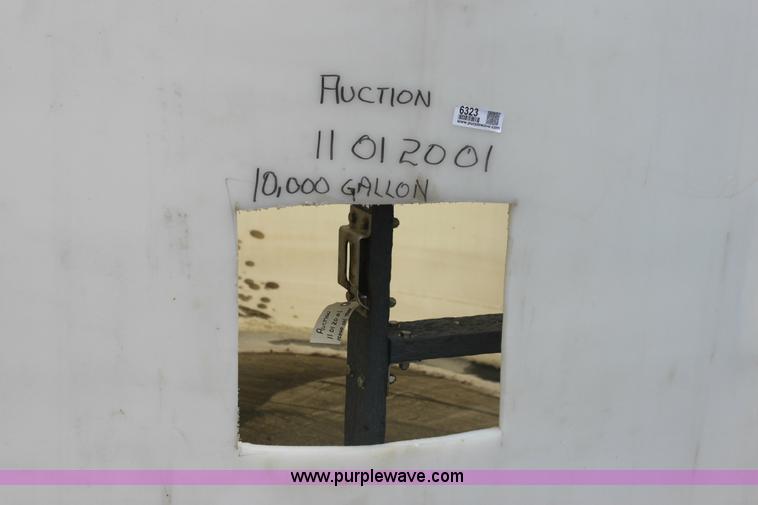 image for item 6323 10,000 gallon plastic salt brine tank