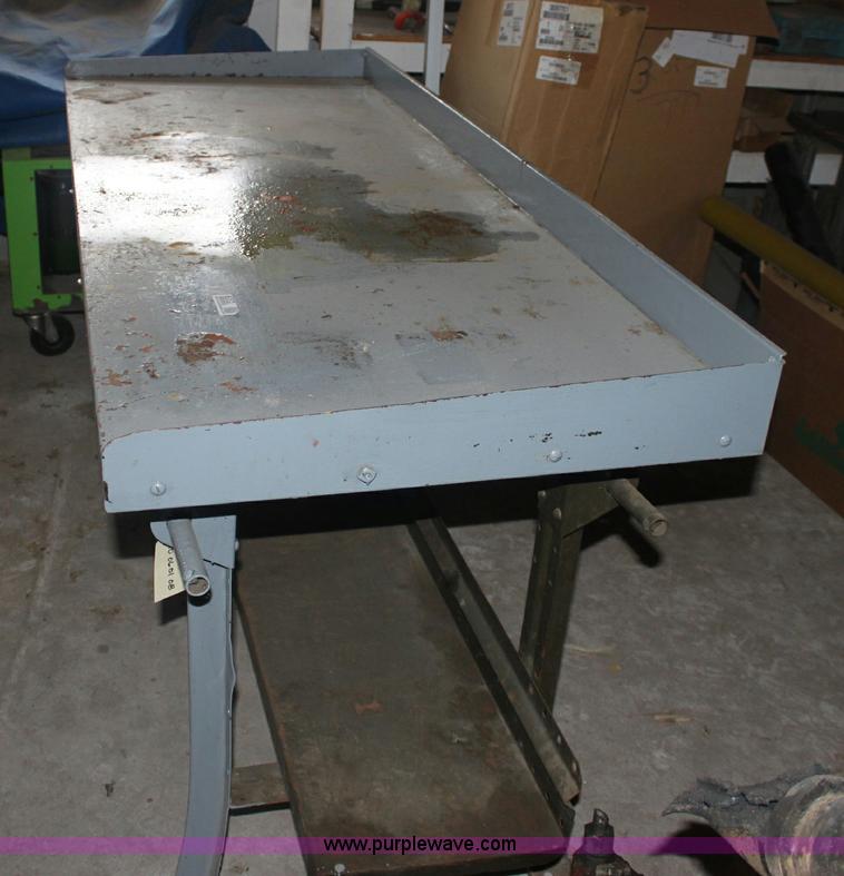 image for item 6352 6' steel work bench with drawer