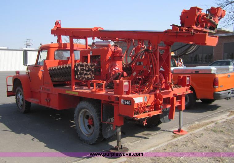 image for item 6440 1973 International Loadstar 1600 truck with core drill attachment