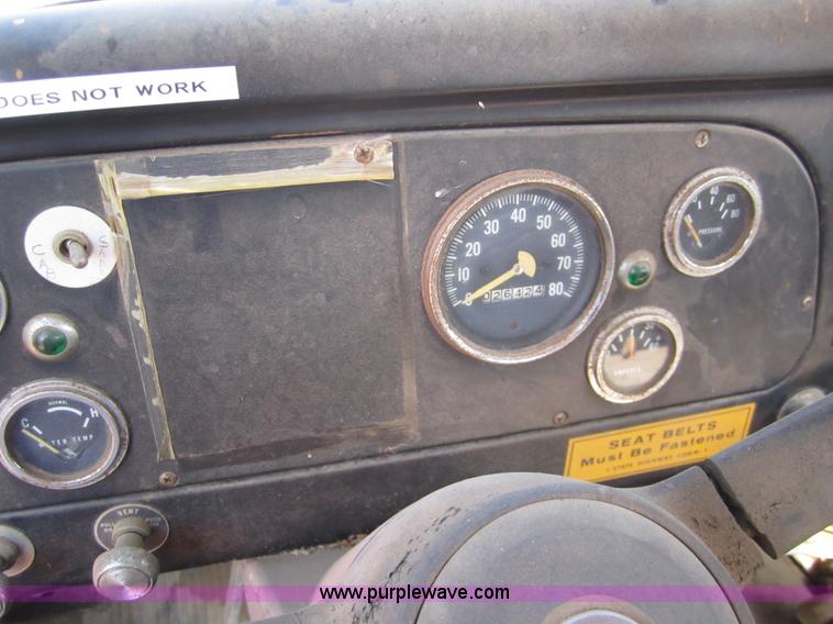 image for item 6440 1973 International Loadstar 1600 truck with core drill attachment