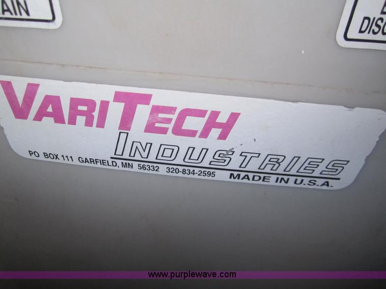 image for item 6447 1998 Varitech SB600 brine tank