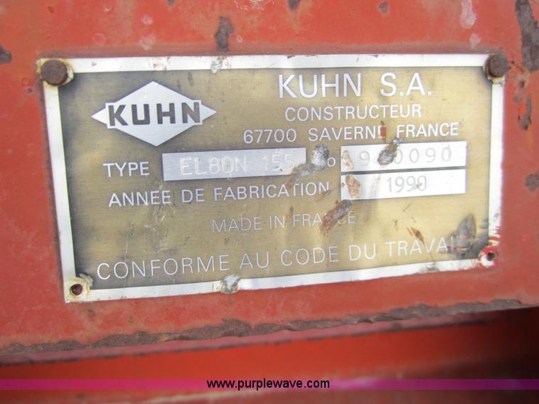 image for item 6449 1990 Kuhn EL80N rotovator