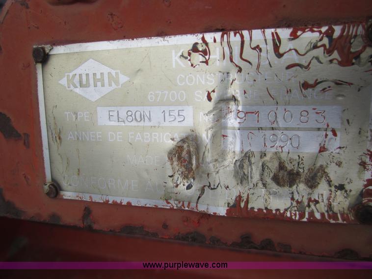 image for item 6451 1990 Kuhn EL80N rotovator
