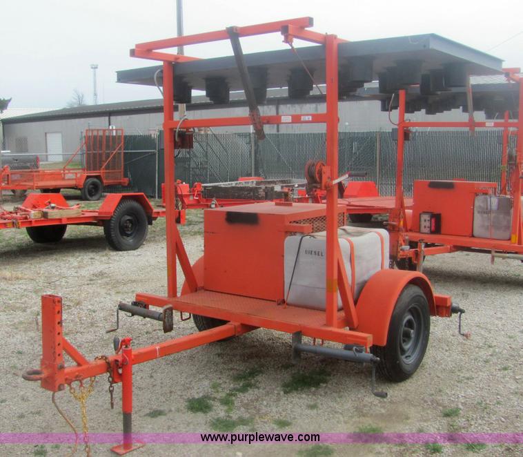 image for item 9157 1994 Wanco WTDB8-SAC portable arrow board